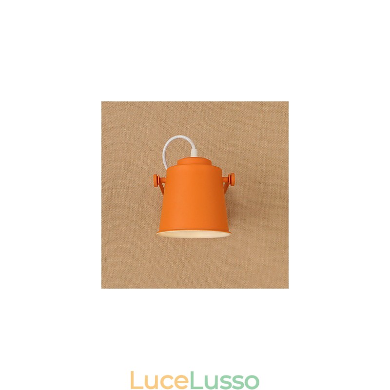 Lampada da parete in acciaio verniciato, decorazione da caffè americano nero opaco, lampada da parete retrò, lampada a spada laser sulla parete