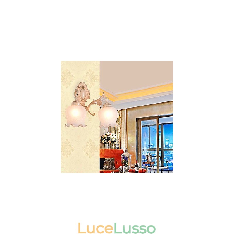 Moderna caratteristica contemporanea galvanizzata per lampade da parete con protezione degli occhi a braccio oscillante