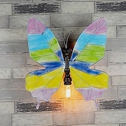 Pittura moderna contemporanea integrata, caratteristica moderna contemporanea per applique da parete con luce ambientale