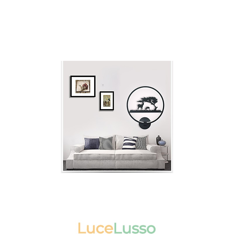 Lampada da parete per TV in alluminio minimalista moderna nordica Lampada da comodino per camera da letto Lampada da parete Luci per corridoio dell'hotel