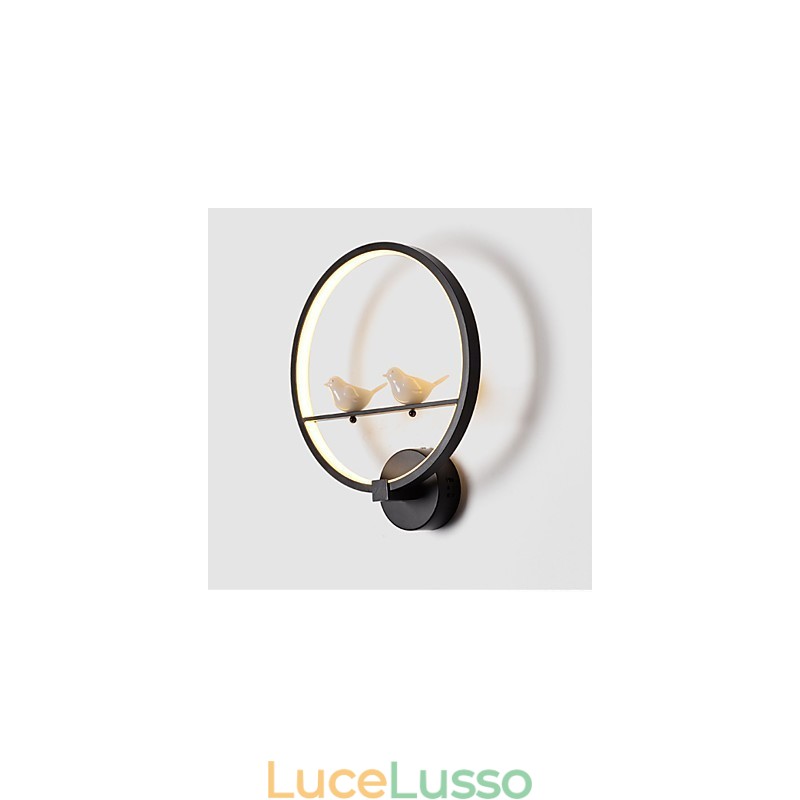 Lampada da parete per camera da letto Lampada da comodino e personalità creativa della moderna lampada da parete per corridoio con scale circolari minimaliste