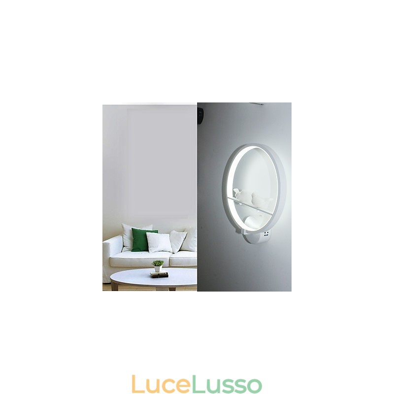 Lampada da parete per camera da letto Lampada da comodino e personalità creativa della moderna lampada da parete per corridoio con scale circolari minimaliste