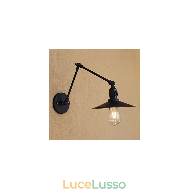 Caratteristica della pittura retrò del paese per le luci del braccio oscillante in stile mini della lampada da parete