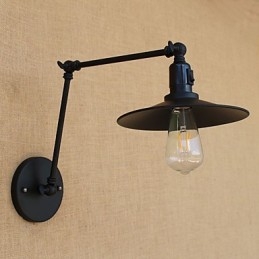 Caratteristica della pittura retrò del paese per le luci del braccio oscillante in stile mini della lampada da parete