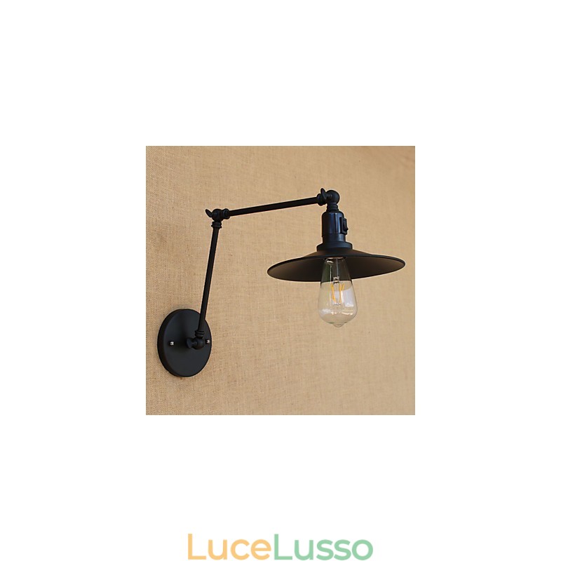 Caratteristica della pittura retrò del paese per le luci del braccio oscillante in stile mini della lampada da parete