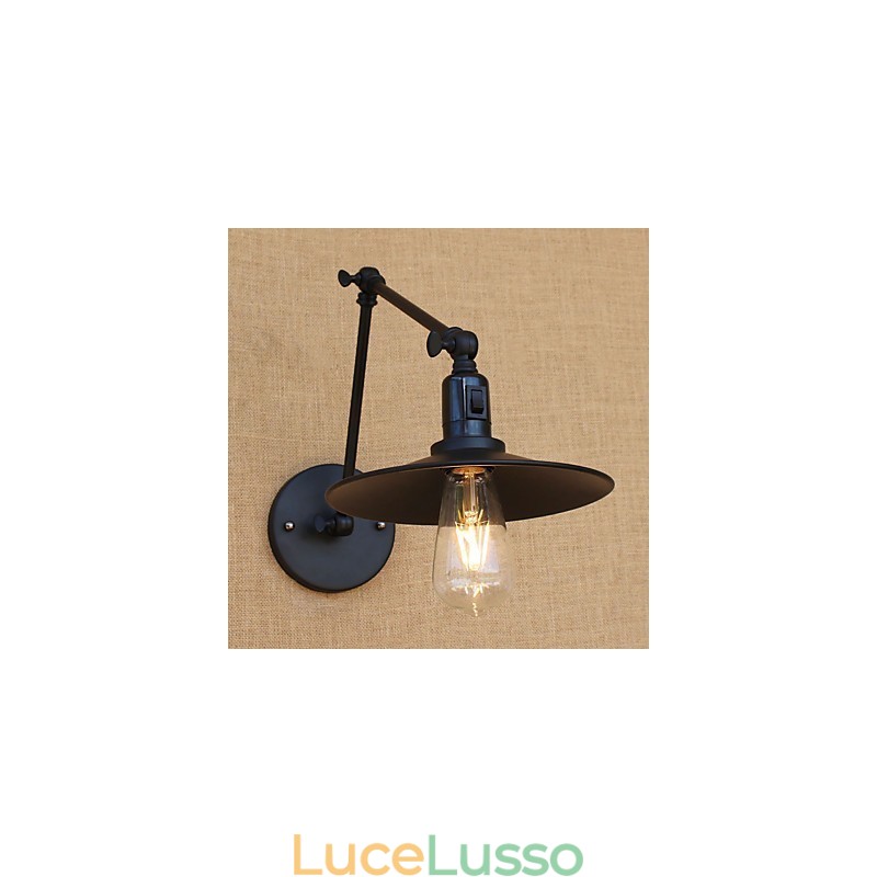 Caratteristica della pittura retrò del paese per le luci del braccio oscillante in stile mini della lampada da parete