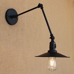 Caratteristica della pittura retrò del paese per le luci del braccio oscillante in stile mini della lampada da parete