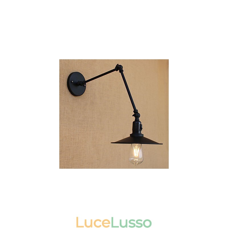 Caratteristica della pittura retrò del paese per le luci del braccio oscillante in stile mini della lampada da parete