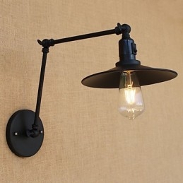 Caratteristica della pittura retrò del paese per le luci del braccio oscillante in stile mini della lampada da parete