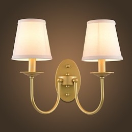 Applique da parete rustiche con luce ambientale, semplice e vintage, con pittura caratteristica