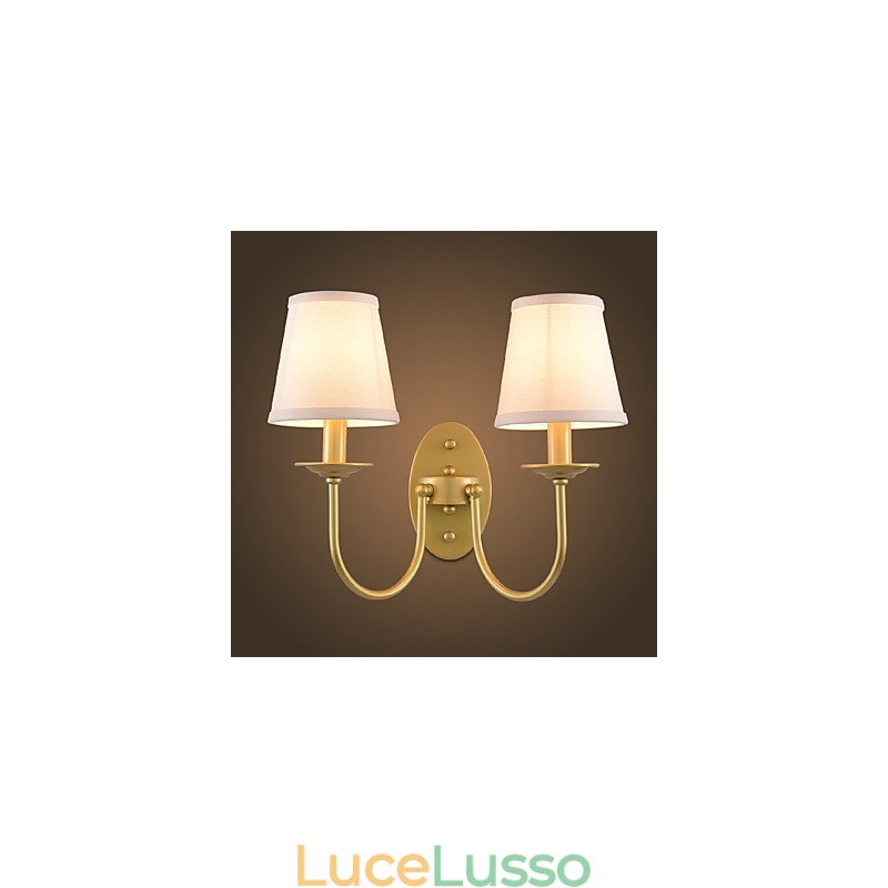Applique da parete rustiche con luce ambientale, semplice e vintage, con pittura caratteristica