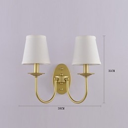 Applique da parete rustiche con luce ambientale, semplice e vintage, con pittura caratteristica