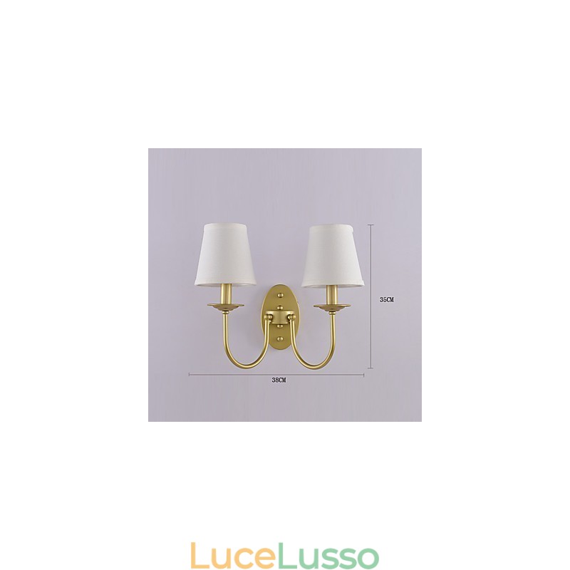 Applique da parete rustiche con luce ambientale, semplice e vintage, con pittura caratteristica