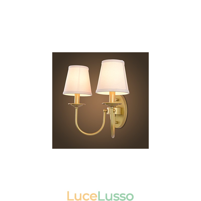 Applique da parete rustiche con luce ambientale, semplice e vintage, con pittura caratteristica