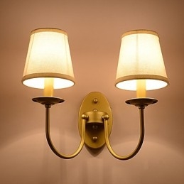 Applique da parete rustiche con luce ambientale, semplice e vintage, con pittura caratteristica