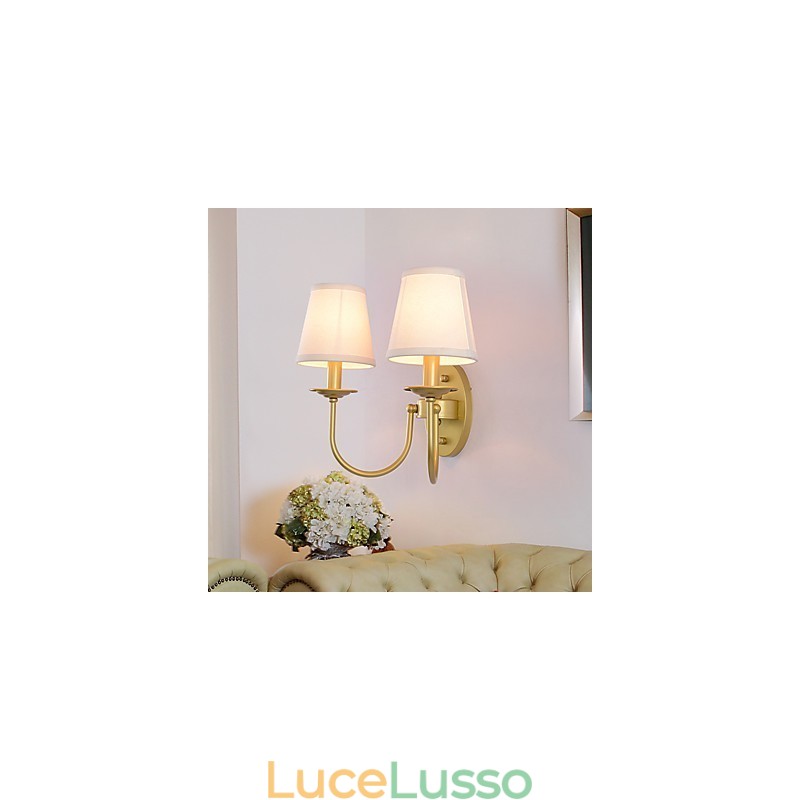 Applique da parete rustiche con luce ambientale, semplice e vintage, con pittura caratteristica