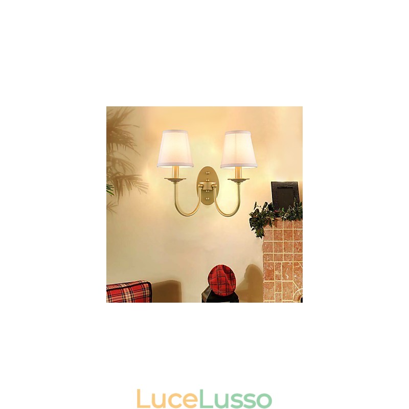 Applique da parete rustiche con luce ambientale, semplice e vintage, con pittura caratteristica