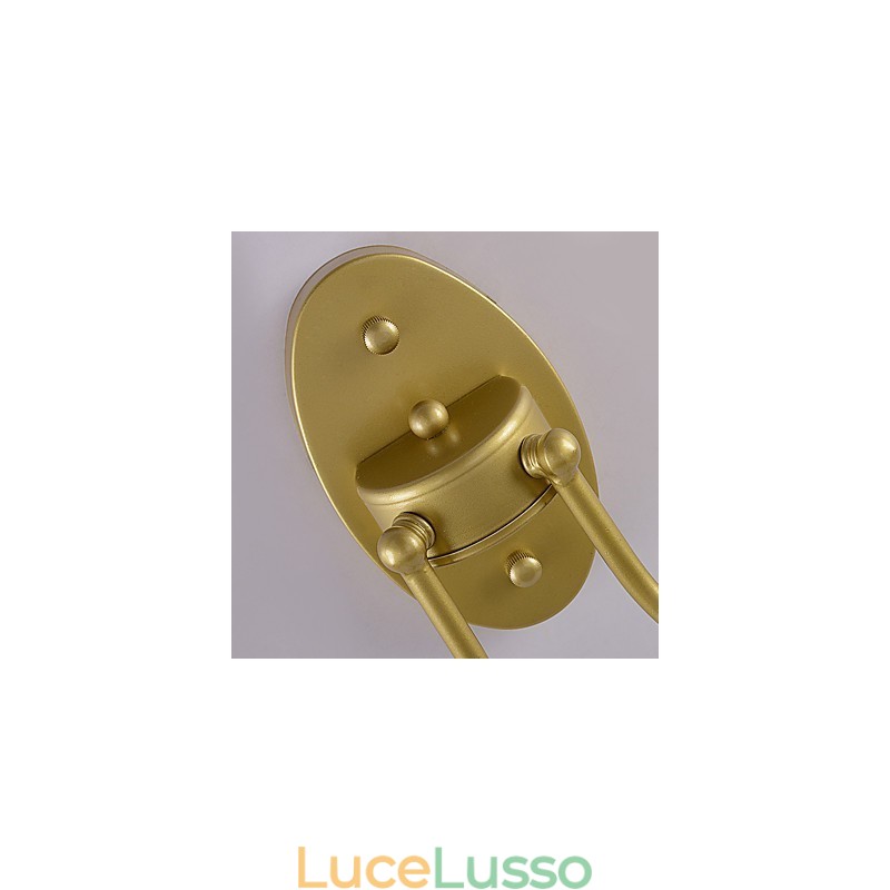 Applique da parete rustiche con luce ambientale, semplice e vintage, con pittura caratteristica