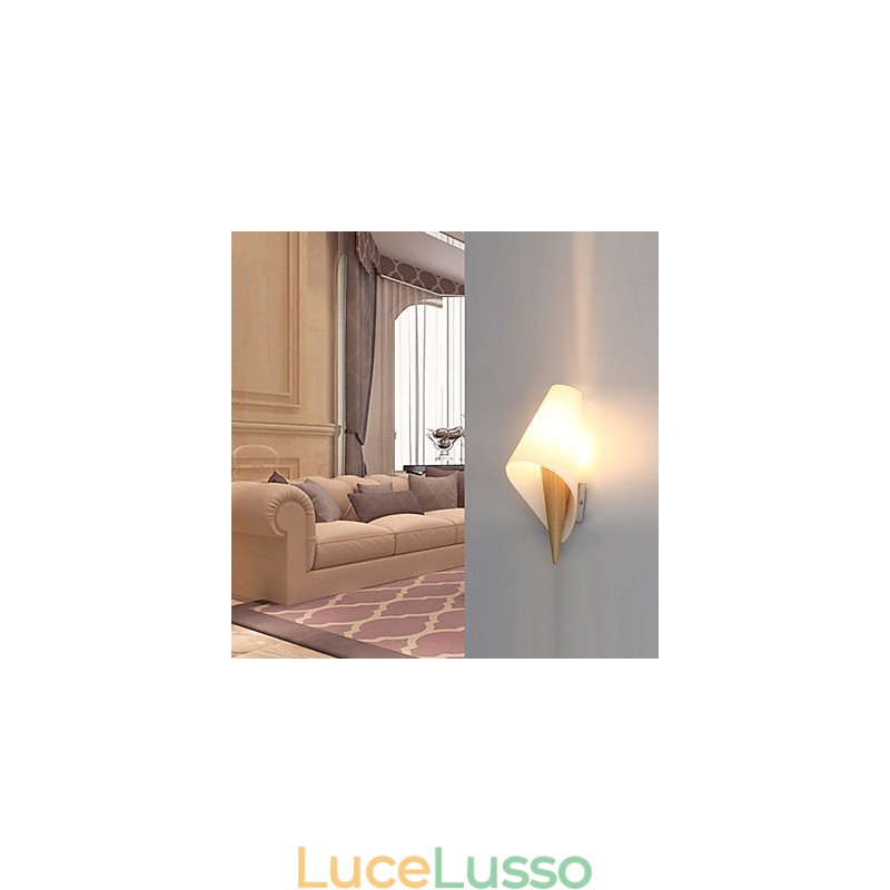 Applique da parete moderna e contemporanea con luce ambientale in stile mini