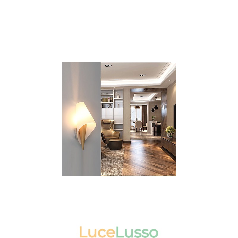 Applique da parete moderna e contemporanea con luce ambientale in stile mini
