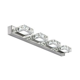 Luce per il bagno, specchio per il trucco in cristallo, 4 luci, illuminazione per la camera da letto del bagno