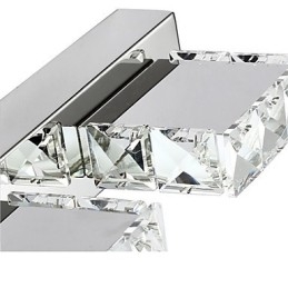 Luce per il bagno, specchio per il trucco in cristallo, 4 luci, illuminazione per la camera da letto del bagno