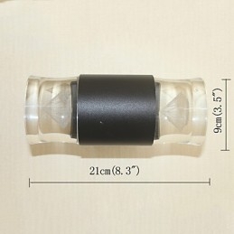 Semplice funzione integrata per applique da parete con luce ambientale