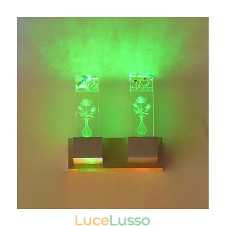 Lampada da parete con luce ambientale multicolore, caratteristica innovativa per mini applique da parete, lampada da parete con luce rosa Lampada da parete con luce ambientale multicolore, caratteristica innovativa per mini applique da parete, lampada da parete con luce rosa