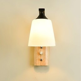 Semplice caratteristica del paese per la protezione degli occhi Luce ambientale Applique da parete Lampada da parete Nuova cinese moderna minimalista creativa Camera da letto Comodino