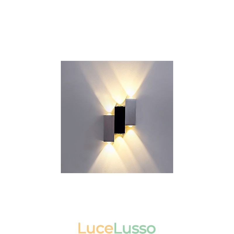 Moderna contemporanea spazzolata caratteristica per luce ambientale applique da parete a filo applique da parete