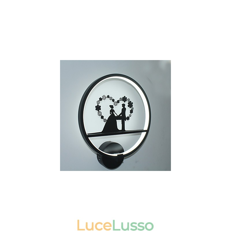 Lampada da parete in alluminio Lampada da parete moderna e minimalista creativa Lampada da parete alla moda per soggiorno Lampada da parete per balcone Luci per corridoio