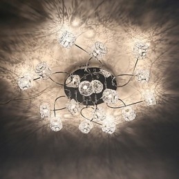 Luce a cupola con cappuccio in filo di alluminio, design brevettato, soffitto