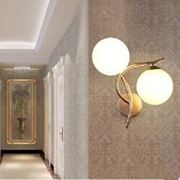 Lampada da parete moderna in ferro battuto per camera da letto, lampada da parete per sala da pranzo, studio, corridoio