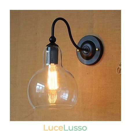 Finitura moderna contemporanea in ossido nero per la luce ambientale del braccio oscillante Finitura moderna contemporanea in ossido nero per la luce ambientale del braccio oscillante