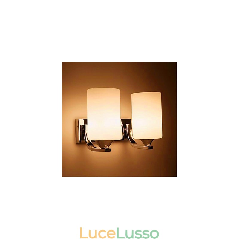 Semplice e caldo soggiorno camera da letto corridoio corridoio balcone doppia lampada da parete