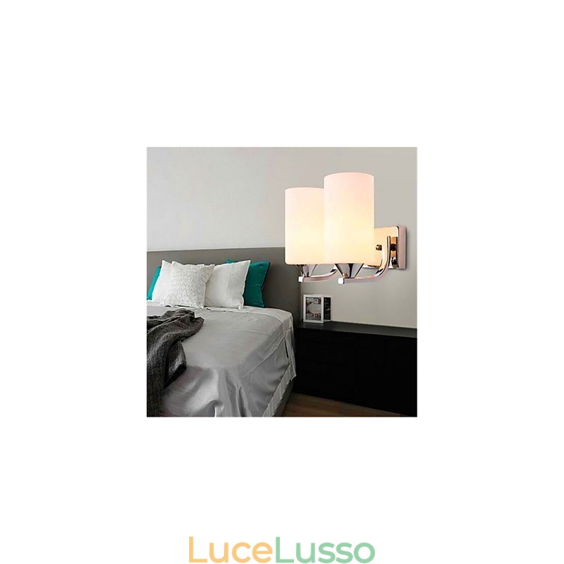 Semplice e caldo soggiorno camera da letto corridoio corridoio balcone doppia lampada da parete