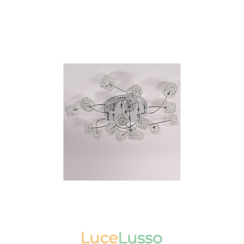 Luce a cupola con cappuccio in filo di alluminio, design brevettato, soffitto