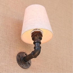 Applique da parete rustica in ottone per luce ambientale