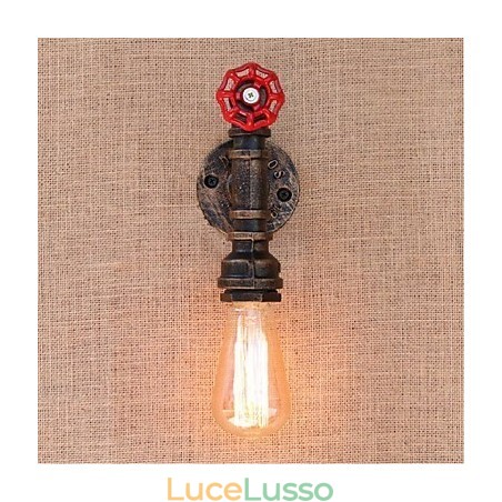 Lampada da parete decorativa piccola con tubo dell'acqua semplice Nostalgia Lampada da parete decorativa piccola con tubo dell'acqua semplice Nostalgia