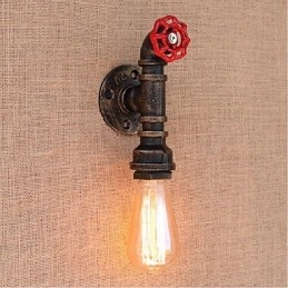 Lampada da parete decorativa piccola con tubo dell'acqua semplice Nostalgia