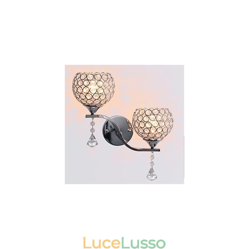Lampada da parete in cristallo per corridoio del soggiorno minimalista moderno