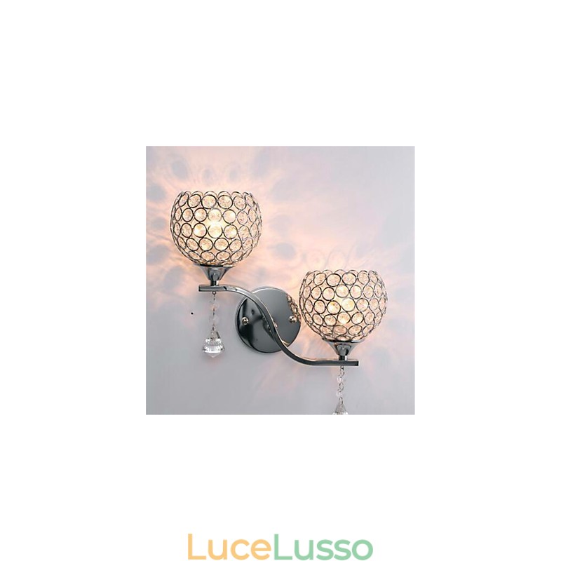 Lampada da parete in cristallo per corridoio del soggiorno minimalista moderno