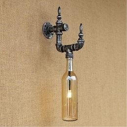 Applique da parete rustica Lodge Silver Feature per luce ambientale