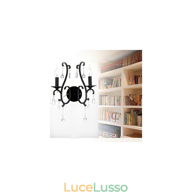 Applique da parete con luce ambientale Country Chrome Feature per Mini Style