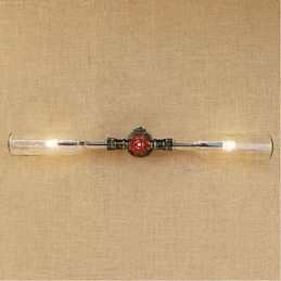Lampada da parete con bottiglia d'acqua Retro Industry Wind Designer Grigio