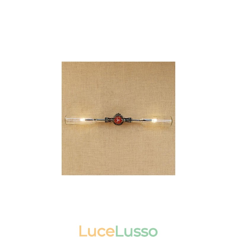 Lampada da parete con bottiglia d'acqua Retro Industry Wind Designer Grigio