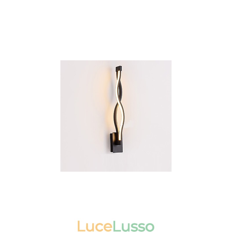 Moderne luci da parete creative in metallo soggiorno corridoio camera da letto camere d'albergo comodino decorazione illuminazione