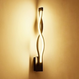 Moderne luci da parete creative in metallo soggiorno corridoio camera da letto camere d'albergo comodino decorazione illuminazione