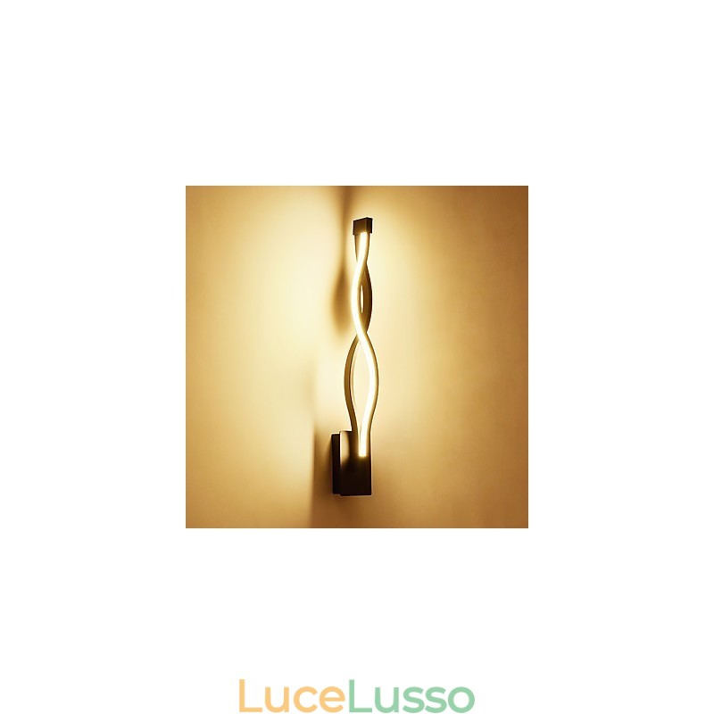 Moderne luci da parete creative in metallo soggiorno corridoio camera da letto camere d'albergo comodino decorazione illuminazione