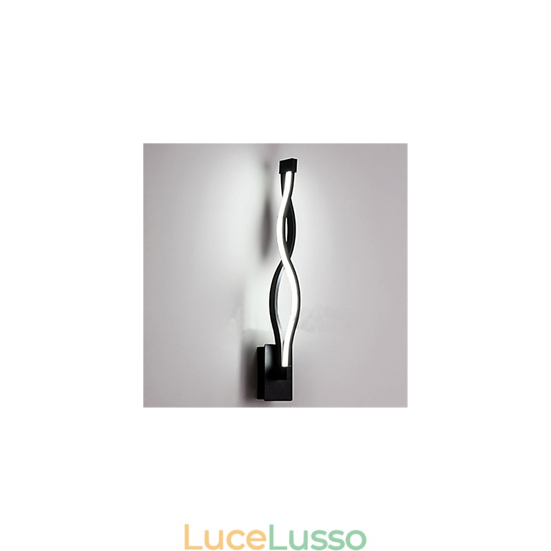 Moderne luci da parete creative in metallo soggiorno corridoio camera da letto camere d'albergo comodino decorazione illuminazione